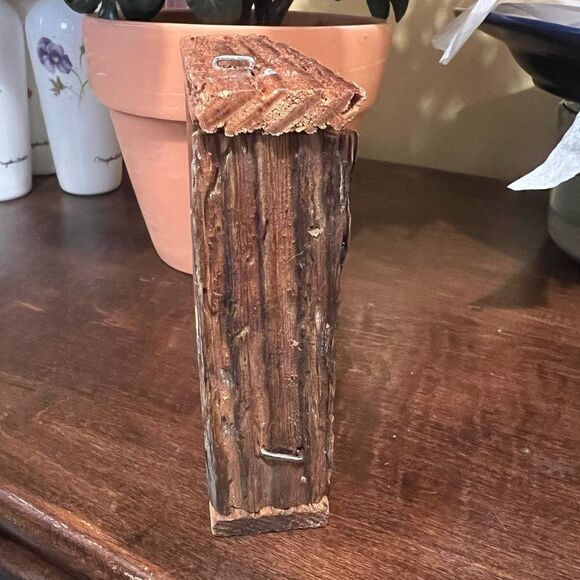 LOBSTER TRAP ART "Cottage On The Shore“ Ceramic tile with wood frame 5" - Picture 2 of 6